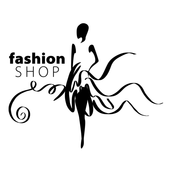 Girls and clothing fashion shop Logo PNG Vector