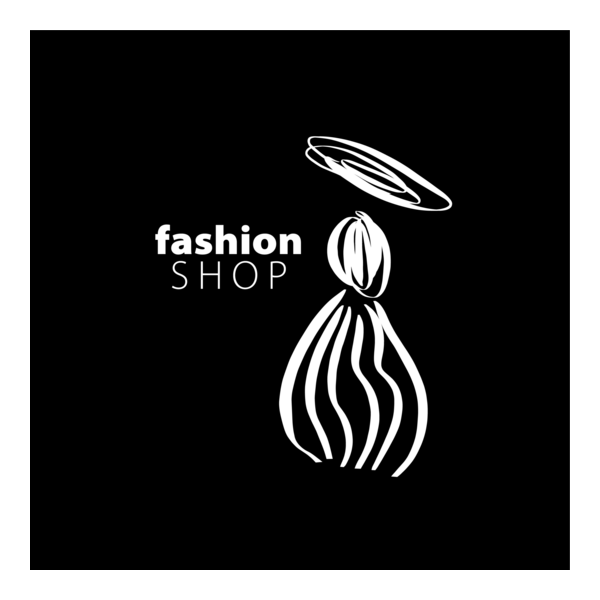 Girls and clothing fashion shop Logo PNG Vector