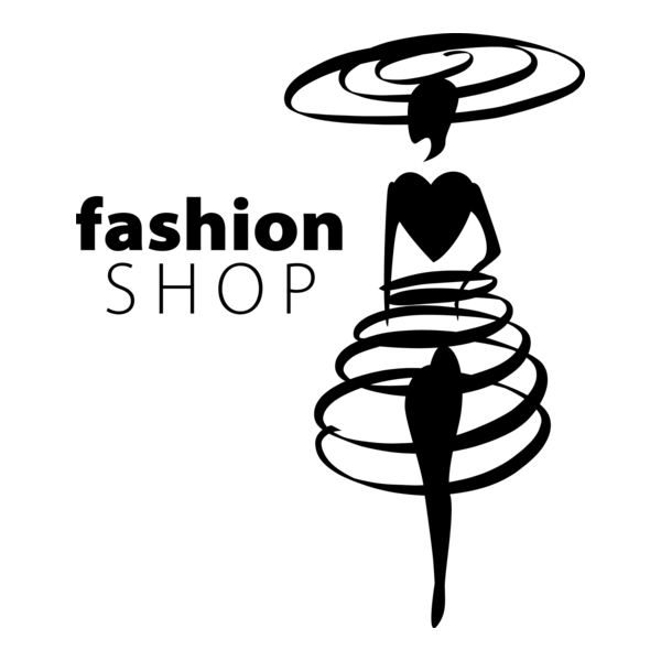 Girls and clothing fashion shop Logo PNG Vector