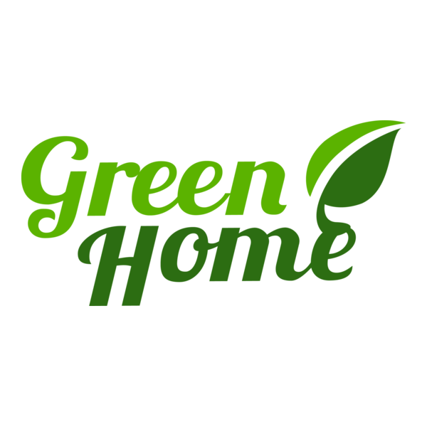 Green Home Logo PNG Vector