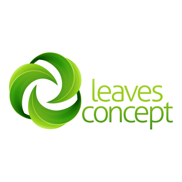 Green leaves Logo PNG Vector