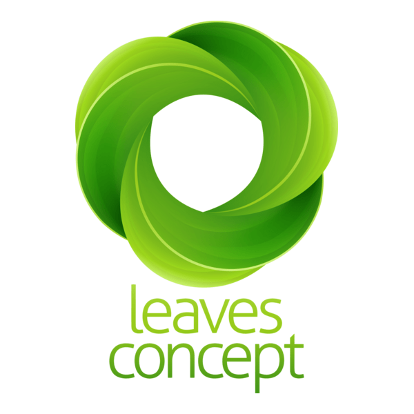 Green leaves Logo PNG Vector