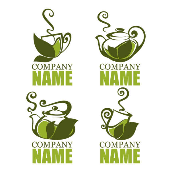 green tea Logo PNG Vector