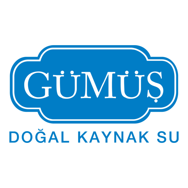 Gümüş Doğal Kaynak Su Logo PNG Vector