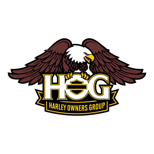 HARLEY DAVIDSON HOG NEW COLORED Logo PNG Vector
