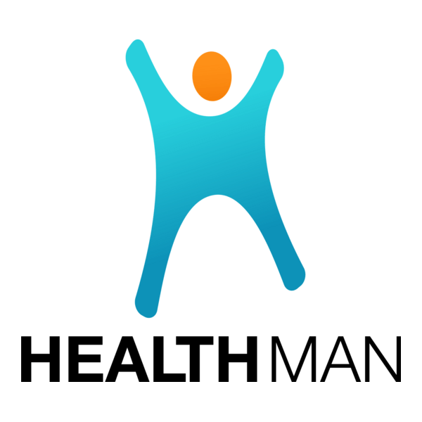 Health Man Logo PNG Vector
