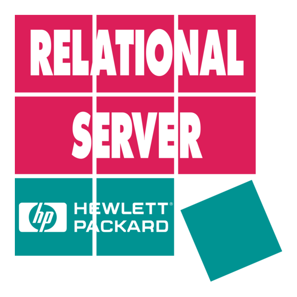 Hewlett Packard Relational Server Logo PNG Vector