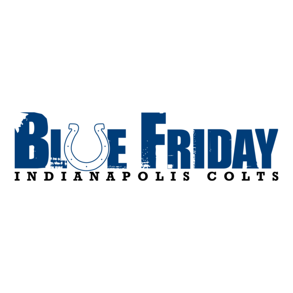 Indianapolis Colts Blue Friday Logo PNG Vector