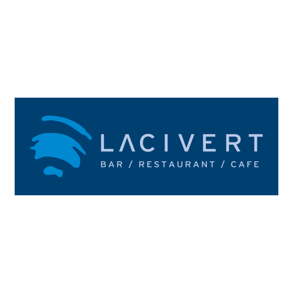 Lacivert Cafe Bar Restoran Logo PNG Vector