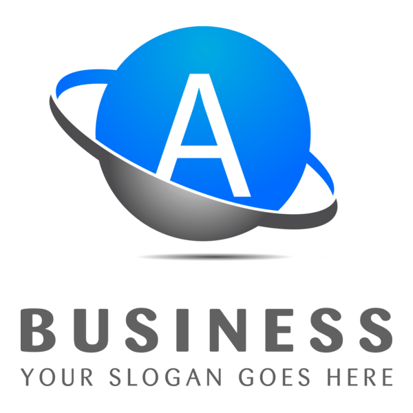 letter in sphere Logo PNG Vector