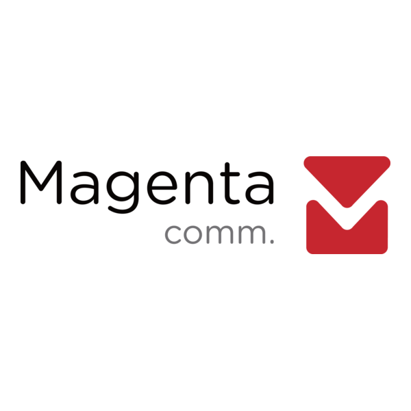 Magenta Comm Logo PNG Vector