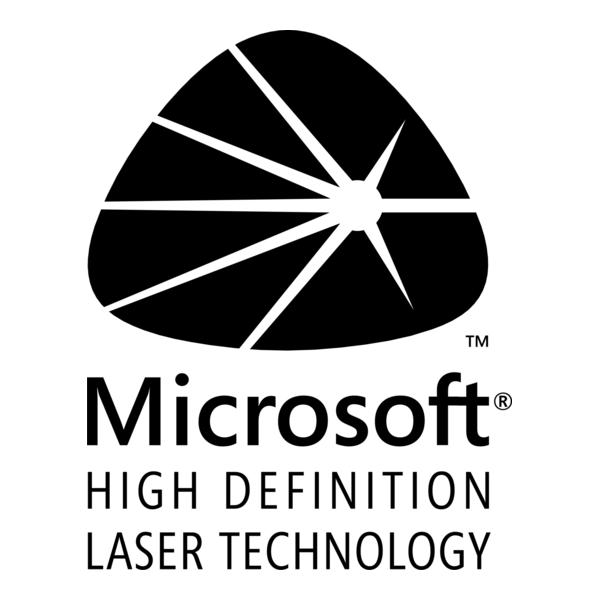 Microsoft High Definition Laser Technology Logo PNG Vector