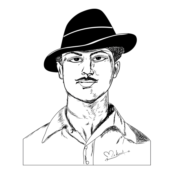 MK Bhagat Singh Logo PNG Vector