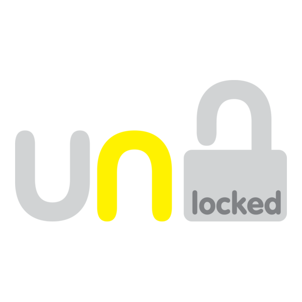 Modern unlock Logo PNG Vector