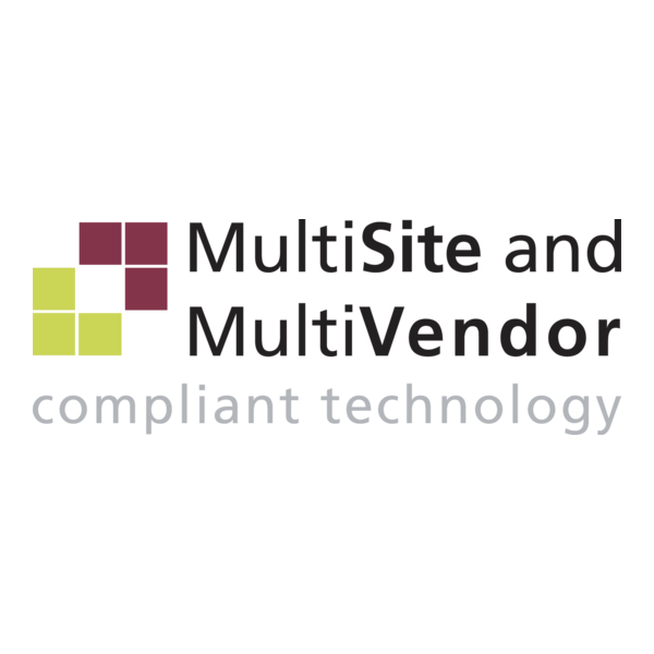 MultiSite and MultiVendor Compliant Technology Logo PNG Vector