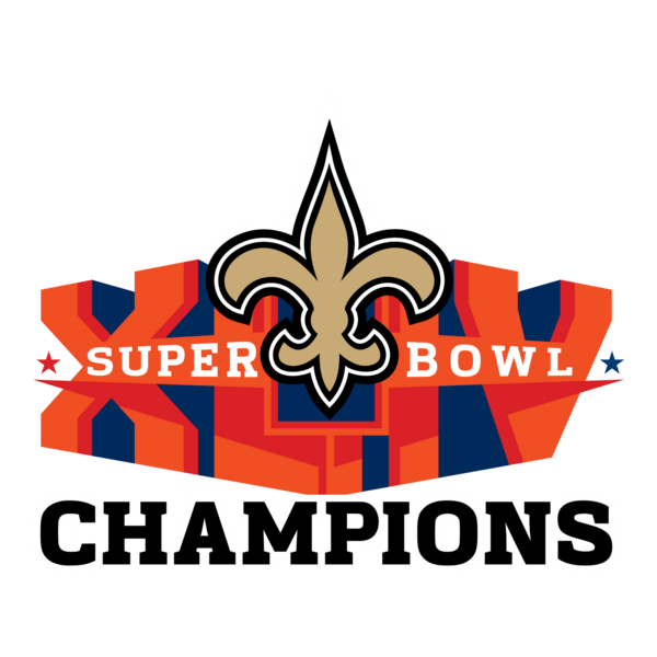 New Orleans Saints Super Bowl Champions Logo PNG Vector