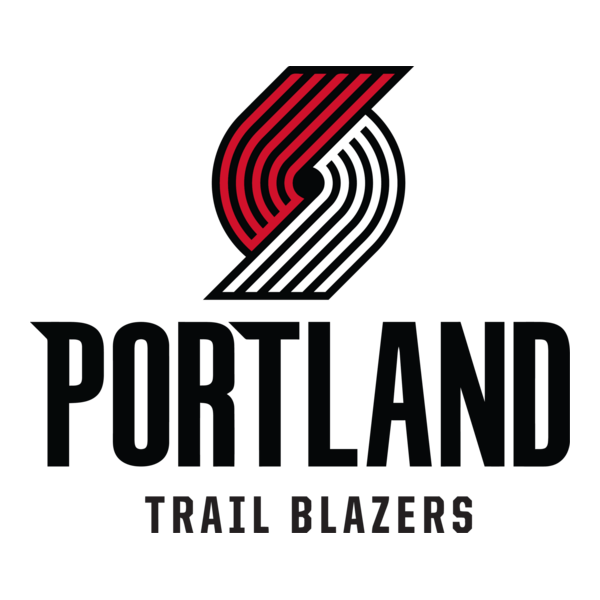 New Portland Trail Blazers Logo PNG Vector