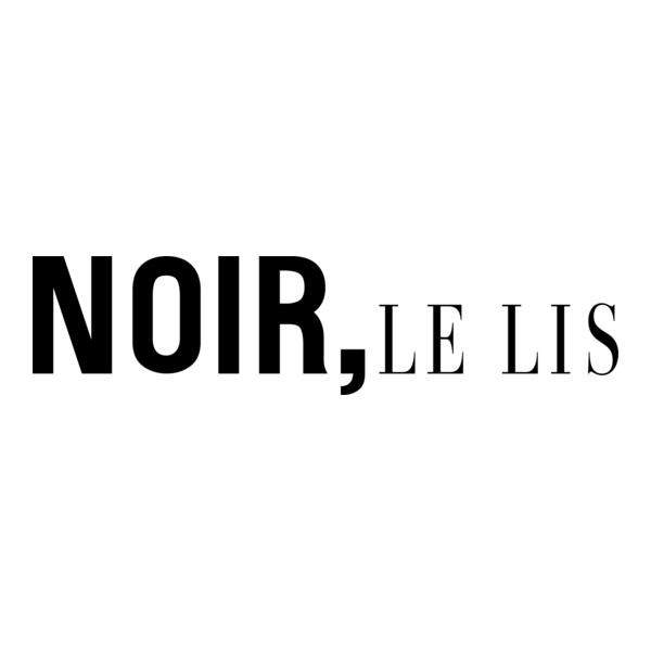 Noir Le lis Logo PNG Vector