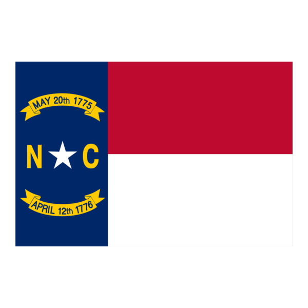 North Carolina State Flag Logo PNG Vector