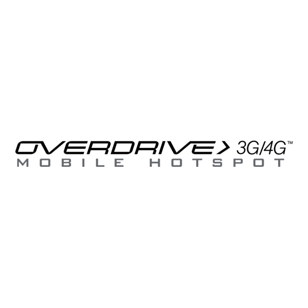 Overdrive 3G/4G Mobile Hotspot Logo PNG Vector