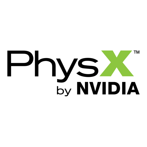 PhysX by Nvidia Logo PNG Vector