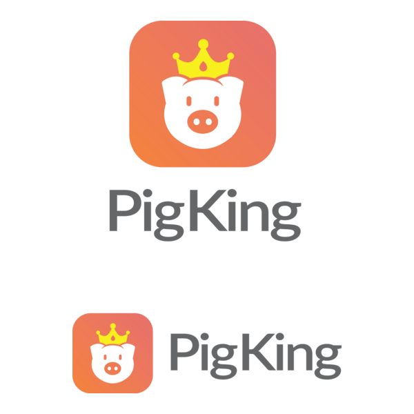 Pig King Logo PNG Vector