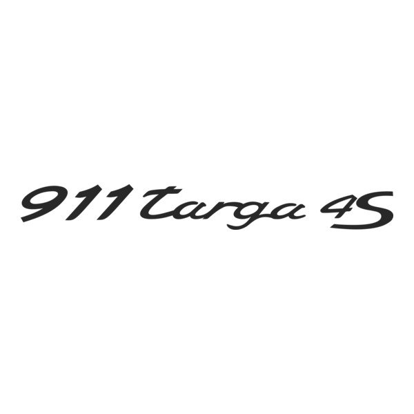 Porsche 911 targa 4s Logo PNG Vector
