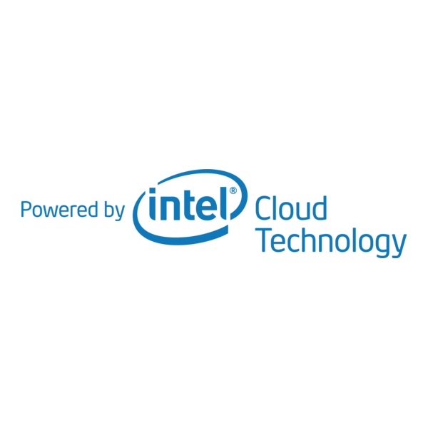 Powered by Intel Cloud Technology Logo PNG Vector