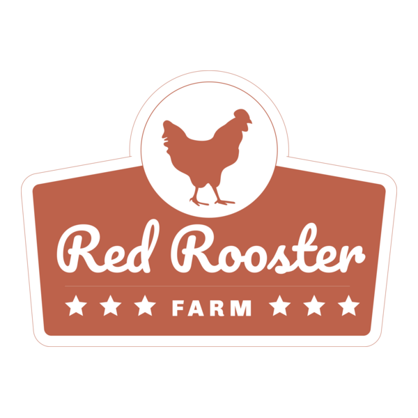 Red Rooster Chicken Logo PNG Vector