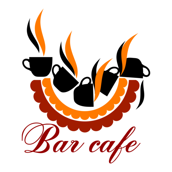Restaurant Bar Cafe Logo PNG Vector