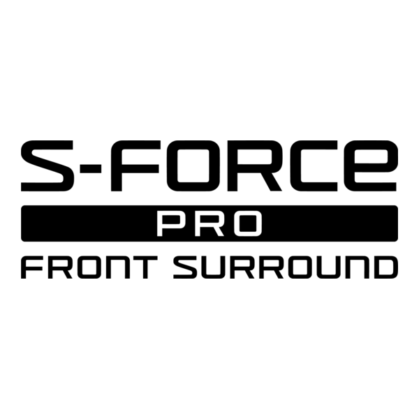 S-Force Pro Front Surround Logo PNG Vector