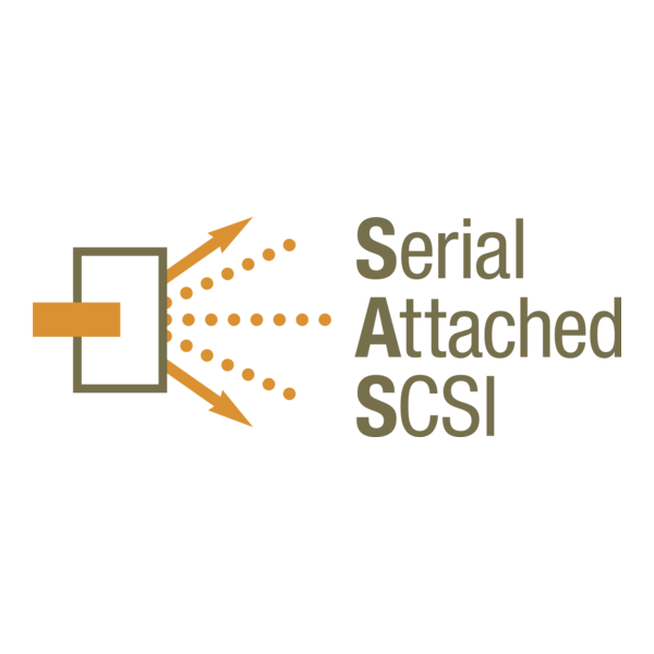 Serial Attached SCSI SAS Logo PNG Vector