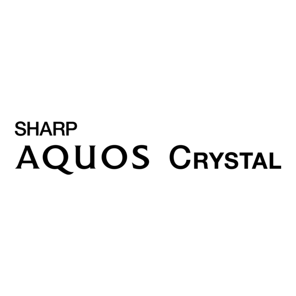 Sharp AQUOS Crystal Logo PNG Vector