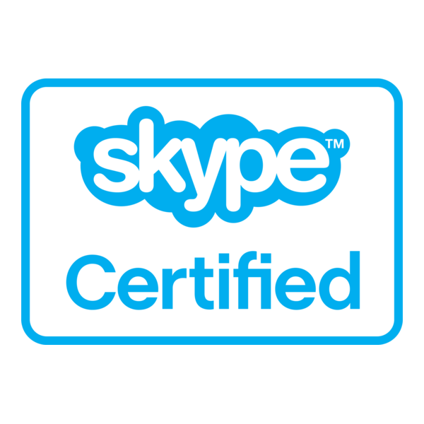 Skype Certified Logo PNG Vector