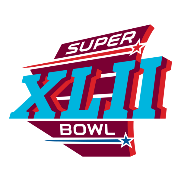 Super Bowl XLII Logo PNG Vector