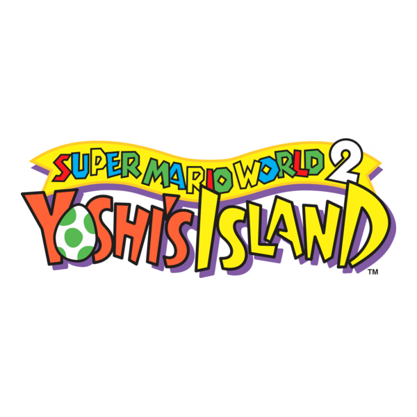 SUPER MARIO WORLD 2 - Yoshi's Island Logo PNG Vector