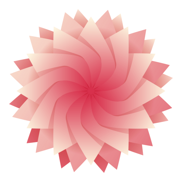 Swirled flower Logo PNG Vector