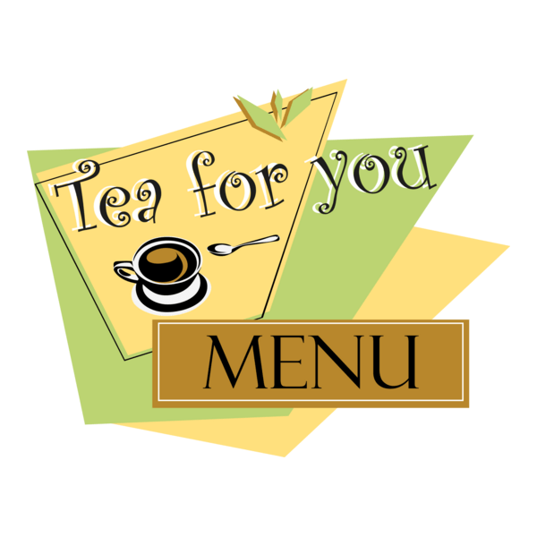 Tea menu Logo PNG Vector