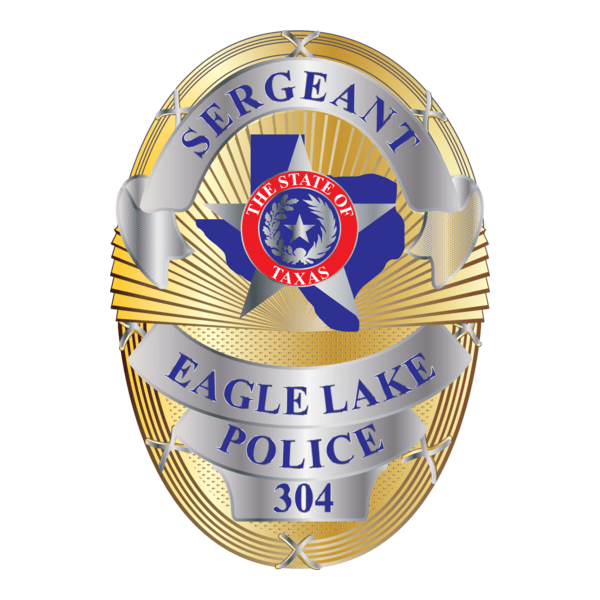 Texas Police Badge Logo PNG Vector