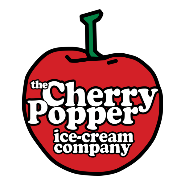 the Cherry Popper ice-cream company Logo PNG Vector