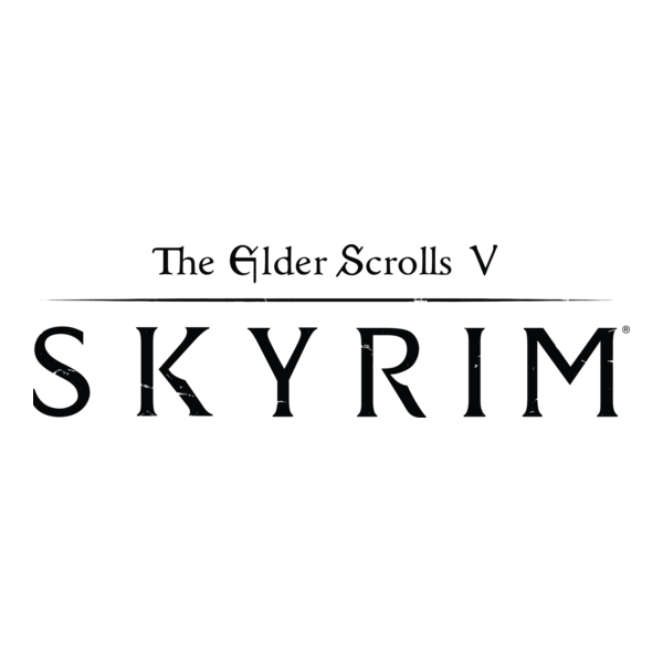The Elder Scrolls V: Skyrim Logo PNG Vector