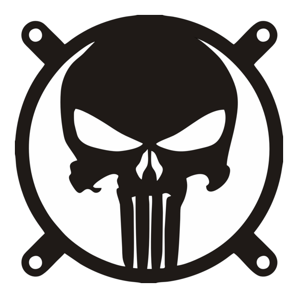 The Punisher Fangrill 120mm x 120mm Logo PNG Vector