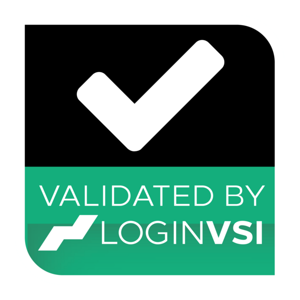 Validated by Login VSI Logo PNG Vector