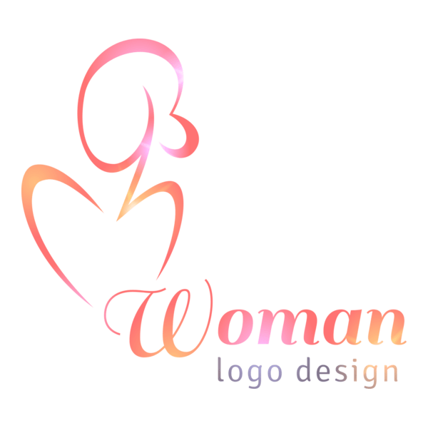 woman elegant Logo PNG Vector
