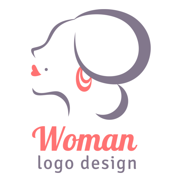 Woman Elegant Logo PNG Vector