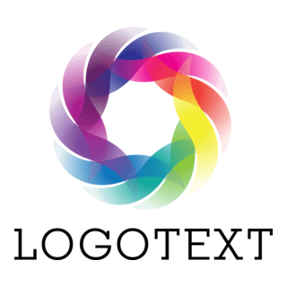 Abstract Circle Logo PNG Vector