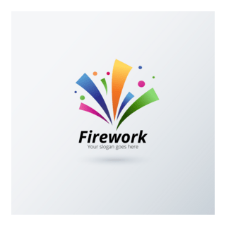Abstract Firework Logo PNG Vector