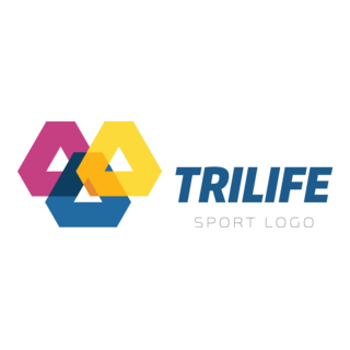 Abstract Trilife Logo PNG Vector