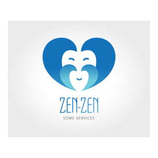 Abstract zenzen Logo PNG Vector