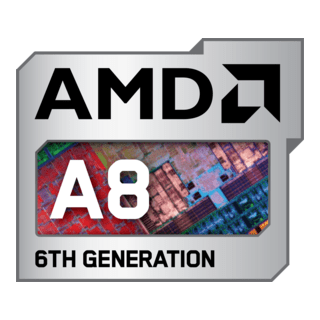 AMD A8 6TH Generation Logo PNG Vector